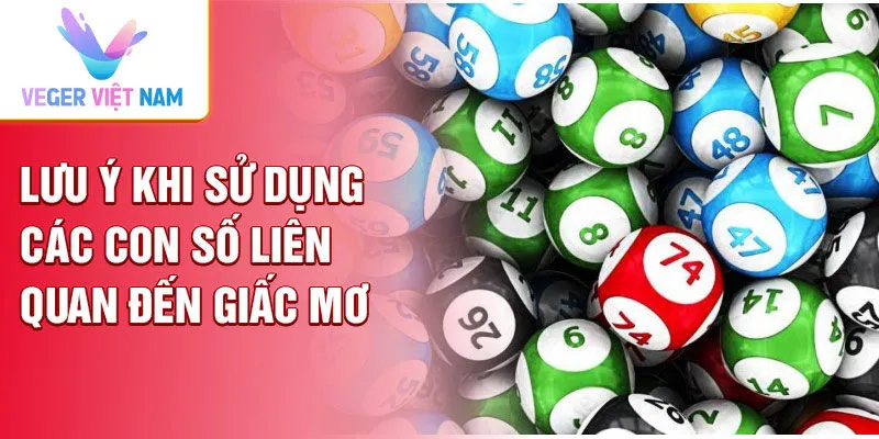 Lưu ý khi sử dụng các con số liên quan đến giấc mơ